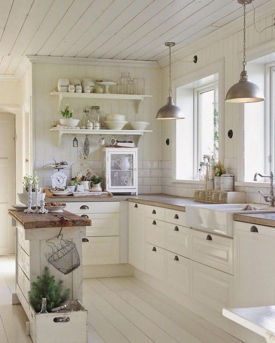 Кухня в стиле Ландхаус