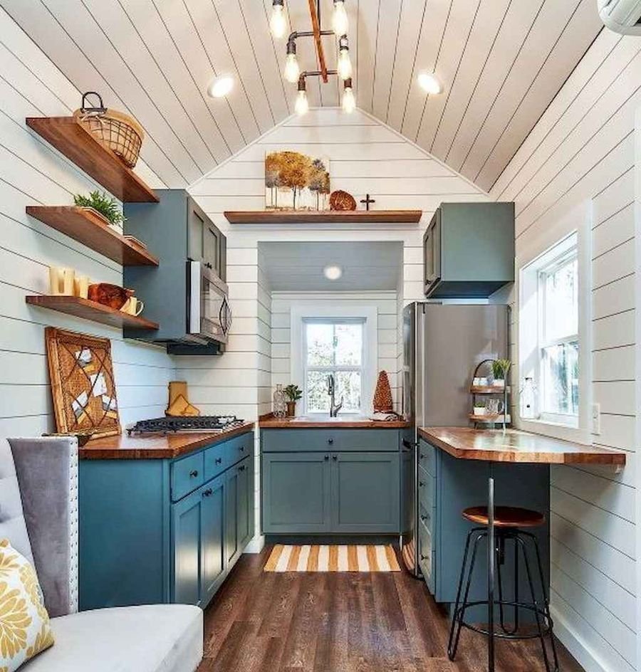 Интерьер кухни на даче