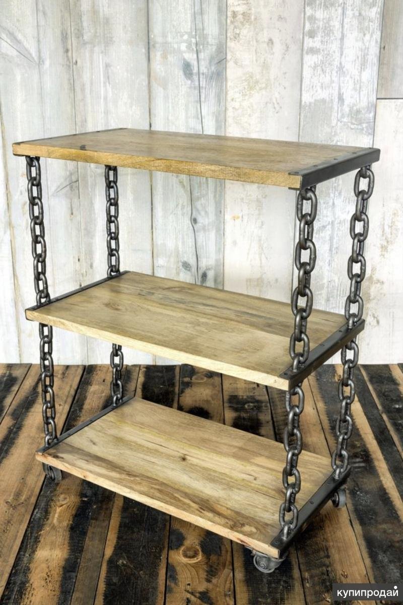 Стеллаж из дерева