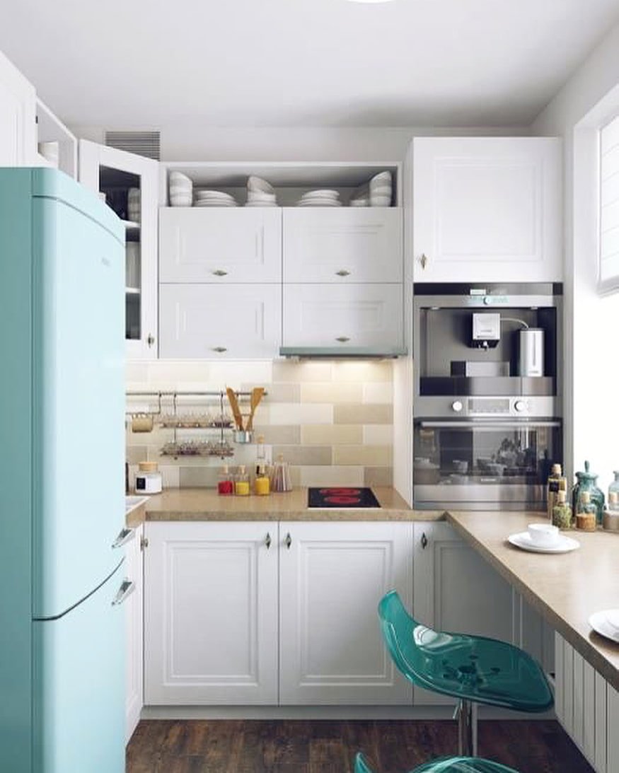 Оригинальная маленькая кухня