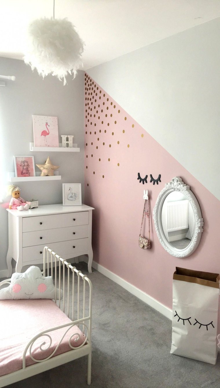 Покраска стен в детской комнате