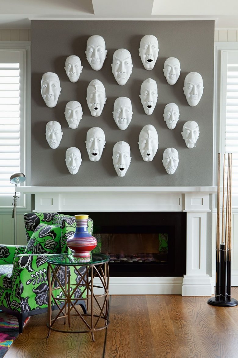 Декор выступа в стене