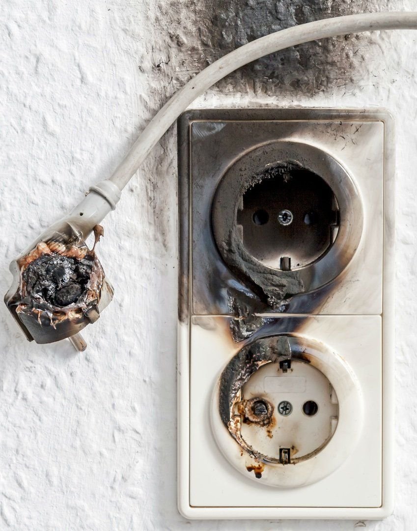 Неисправные розетки и выключатели