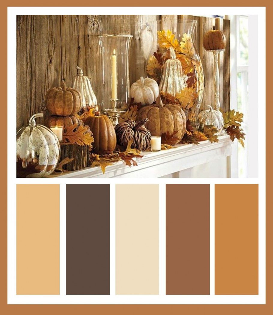 Бежево коричневая палитра в интерьере