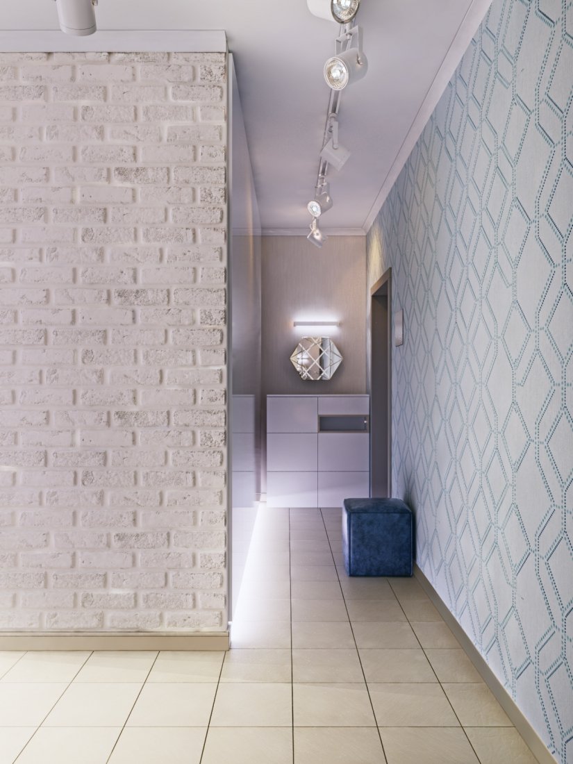 Обои моющиеся для коридора