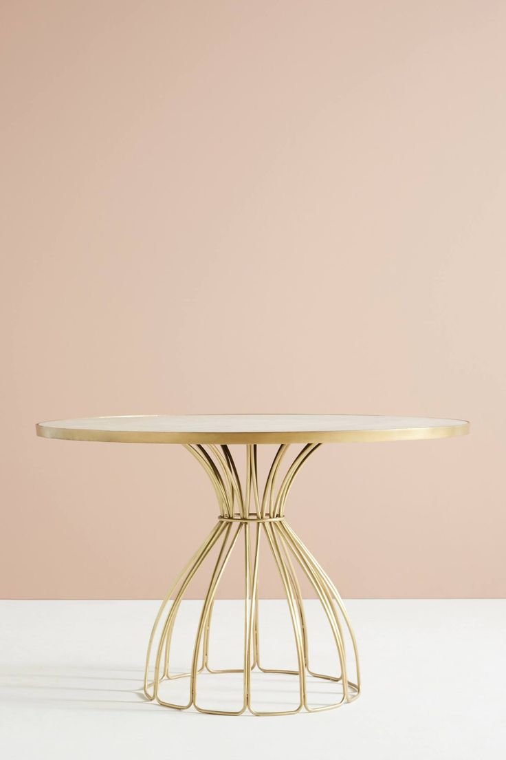 Стол обеденный HMD 2018 tri Dining w/ Brass Plate