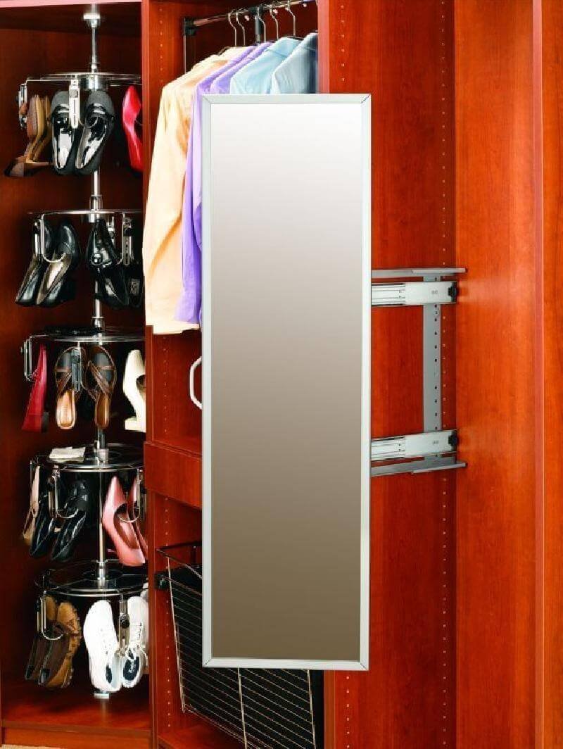 Зеркало настенное, двухстороннее, увеличительное Ledeme