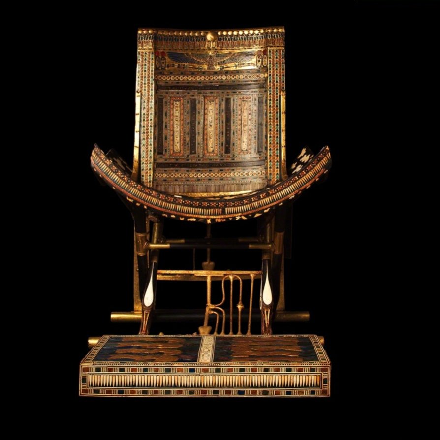 Древний Египет трон Тутанхамона
