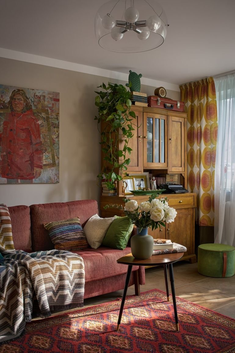 Ретро стиль в интерьере квартиры