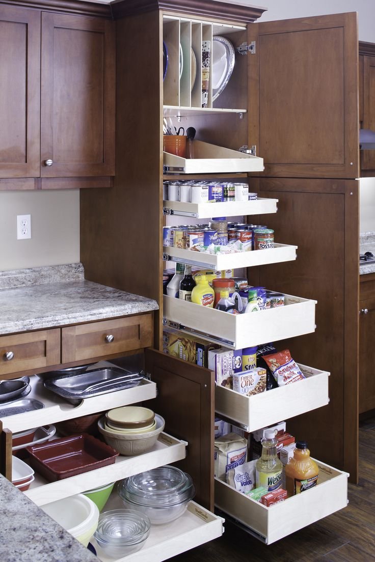 Угловой верхний шкаф на кухню