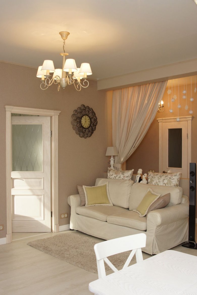 Бежевый цвет стен