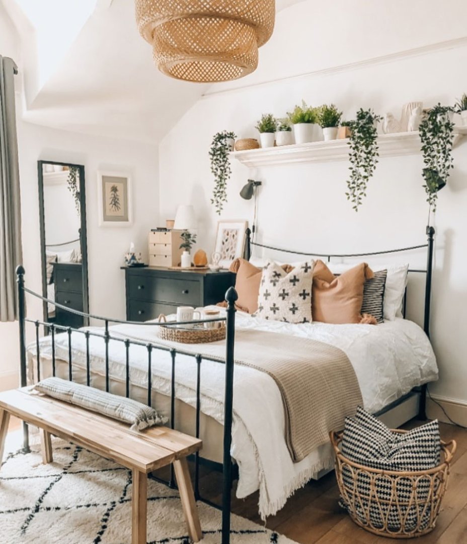 Постельные тона в интерьере