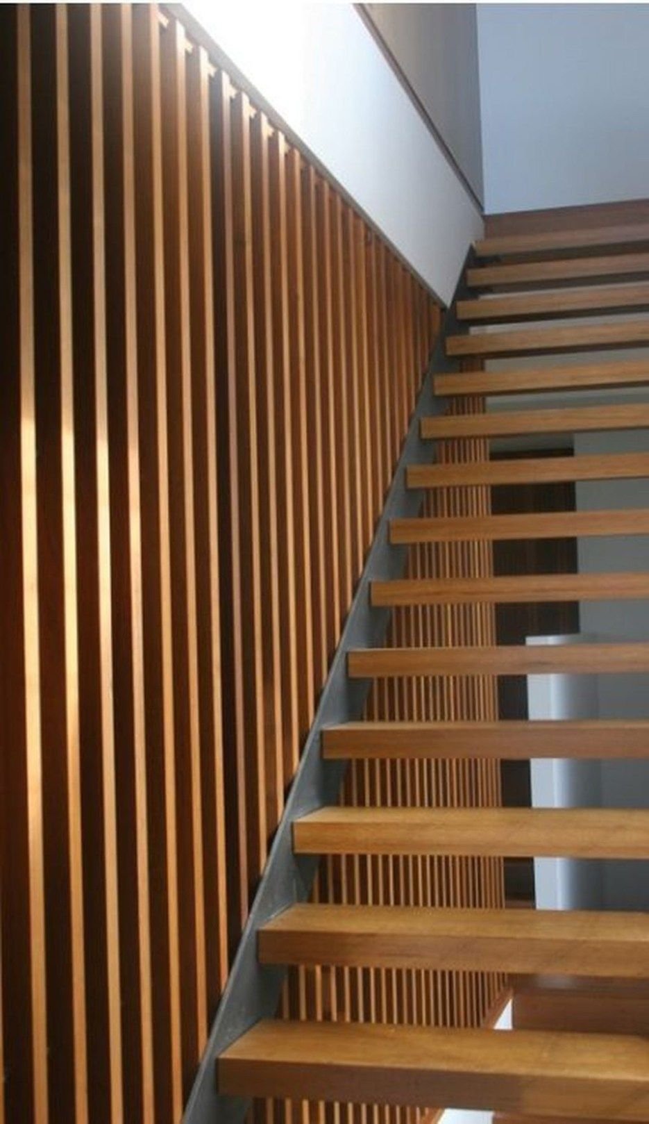 Лестница сбоку реечки