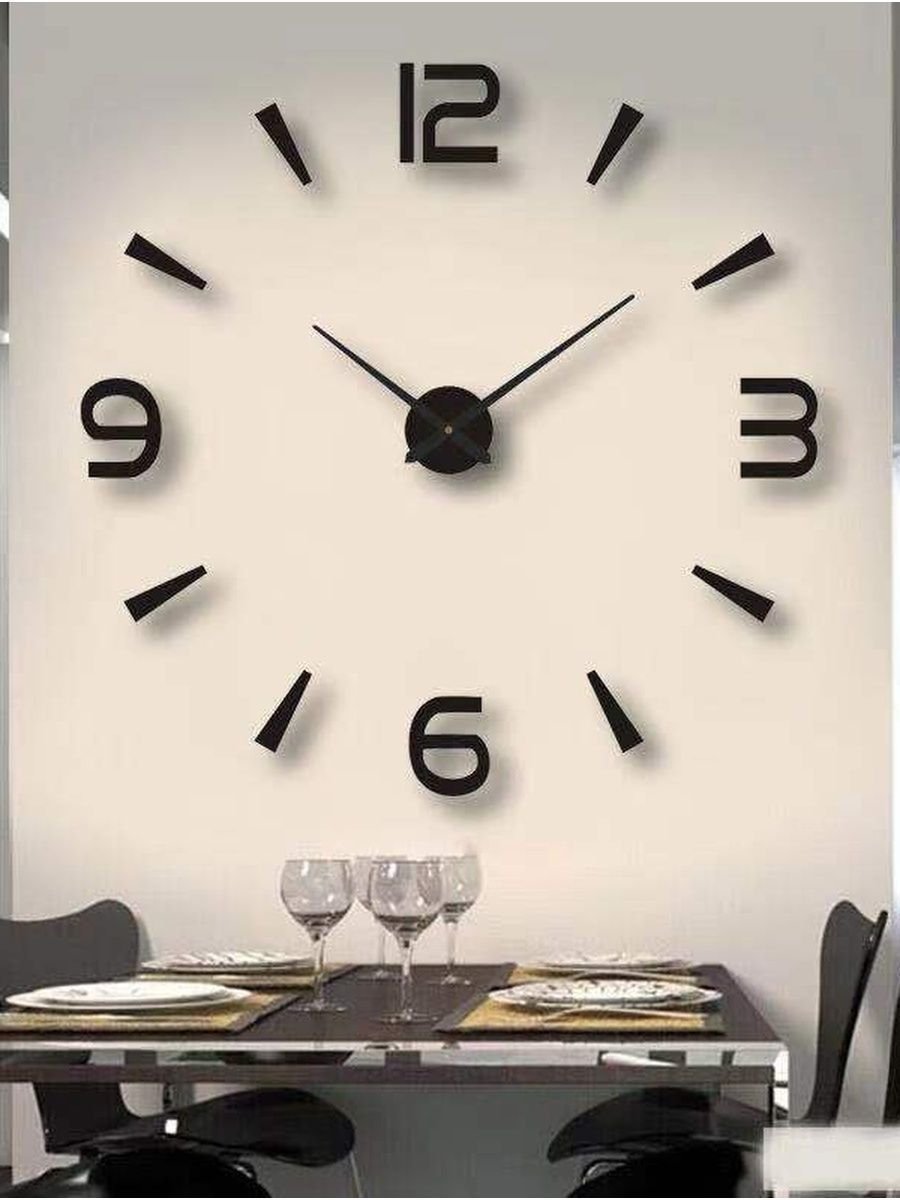 Настенные часы 3д АЛИЭКСПРЕСС