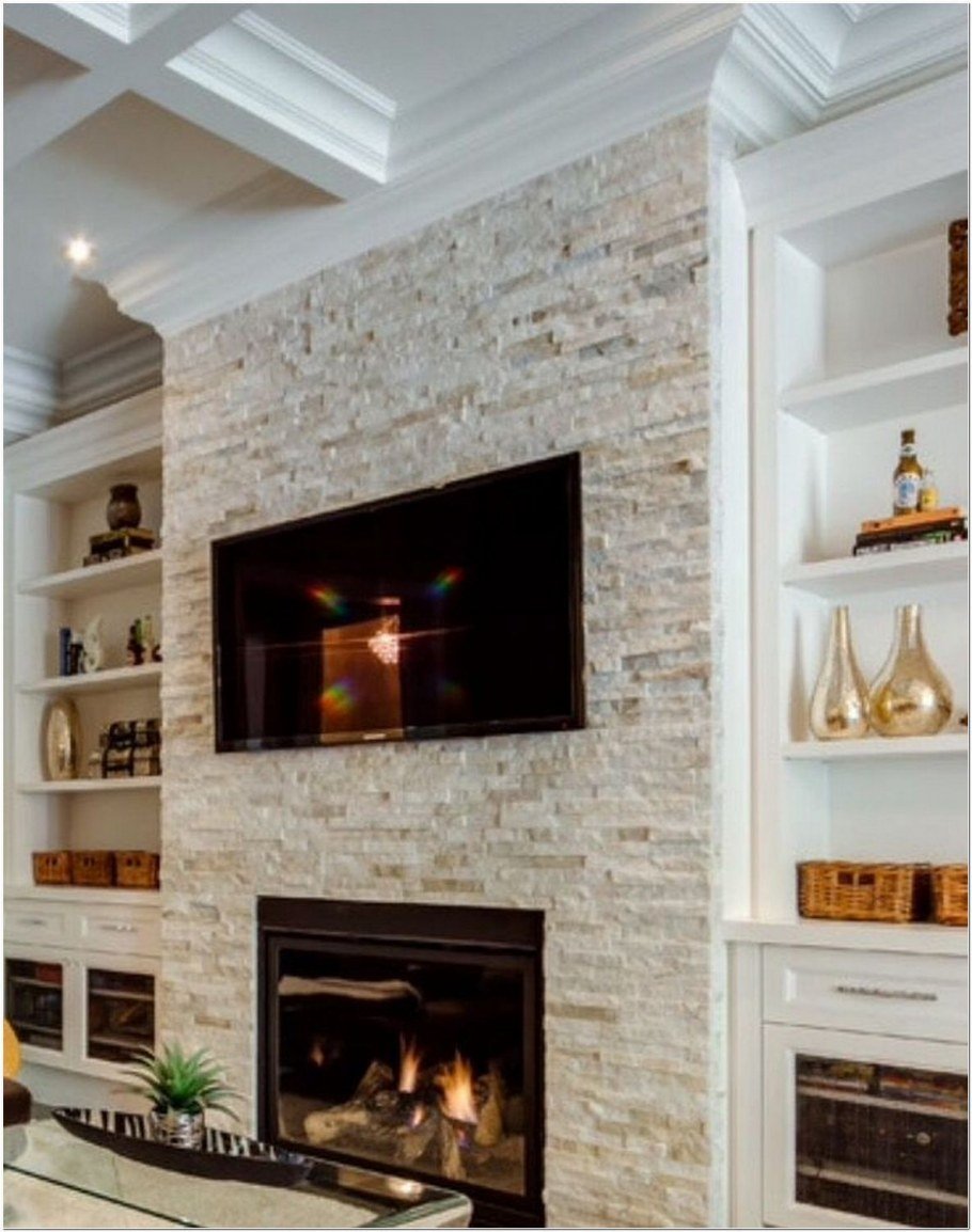 Ниша с камином