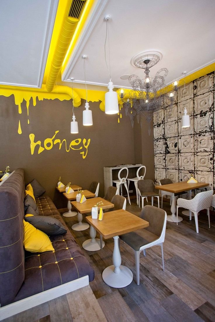 Интерьер кофейни маленькой