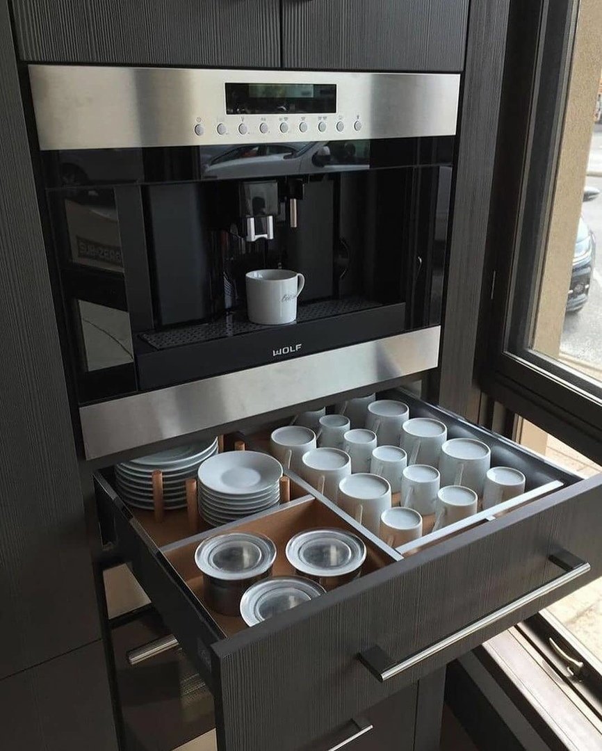 Шкаф под кофемашину на кухню