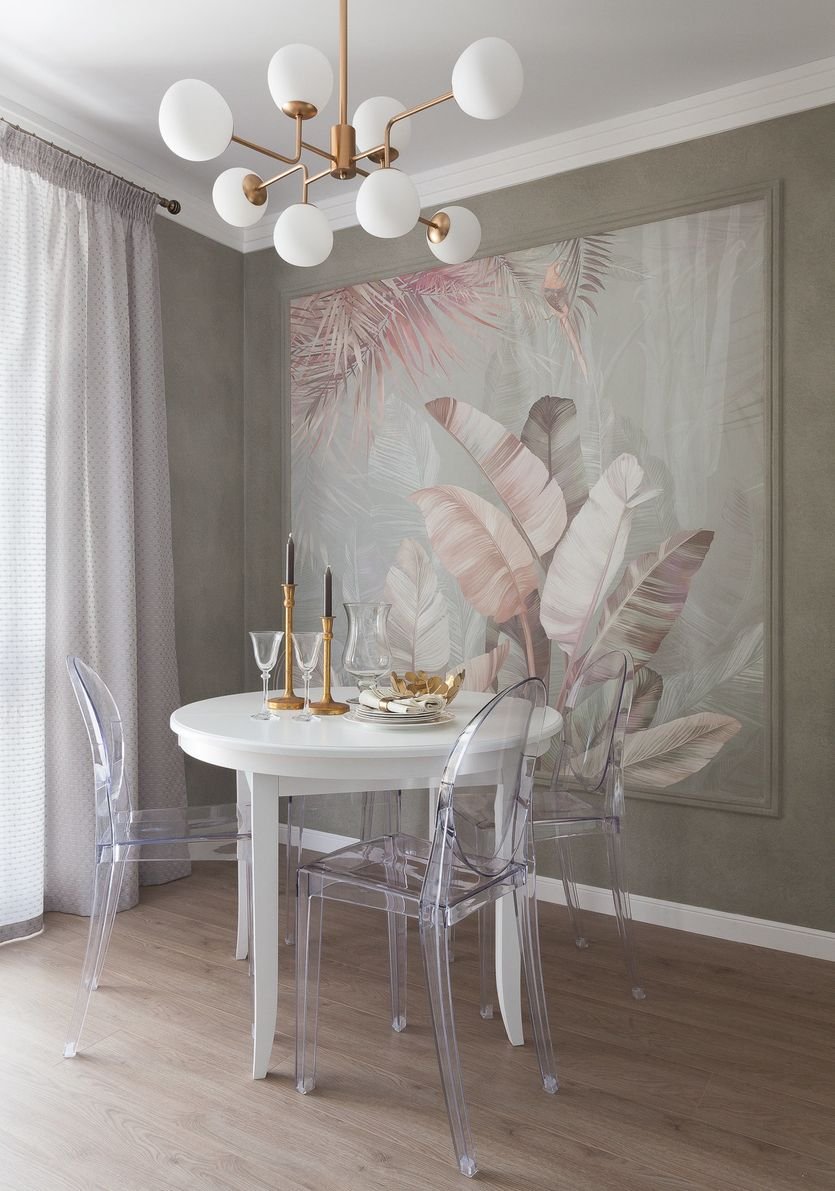 Стеновые панели в обеденной зоне