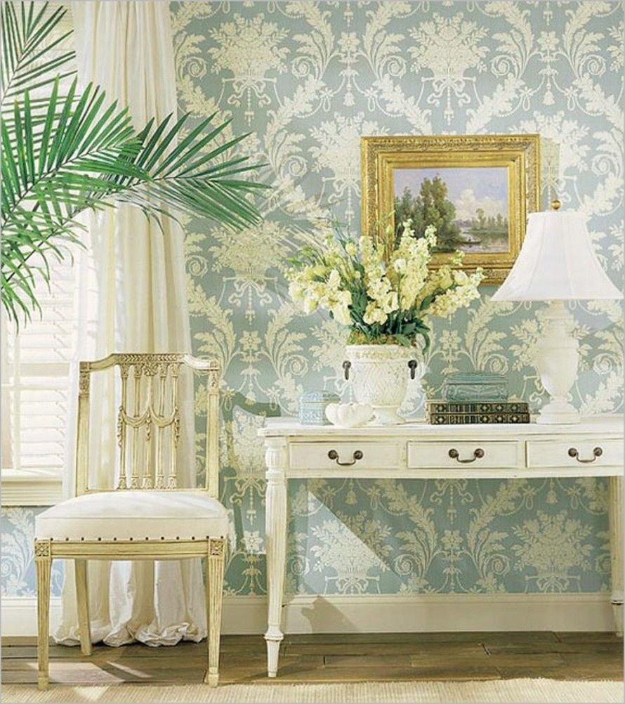 Классический интерьер в синих тонах