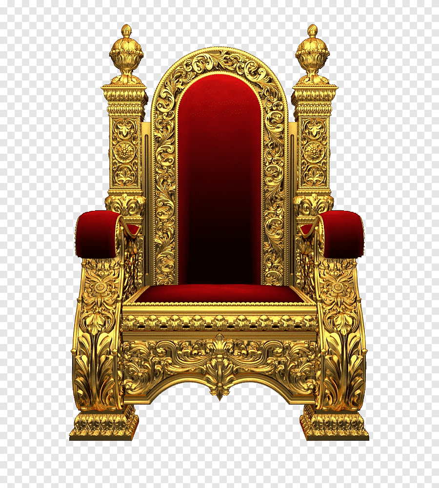 Королевский трон золотой