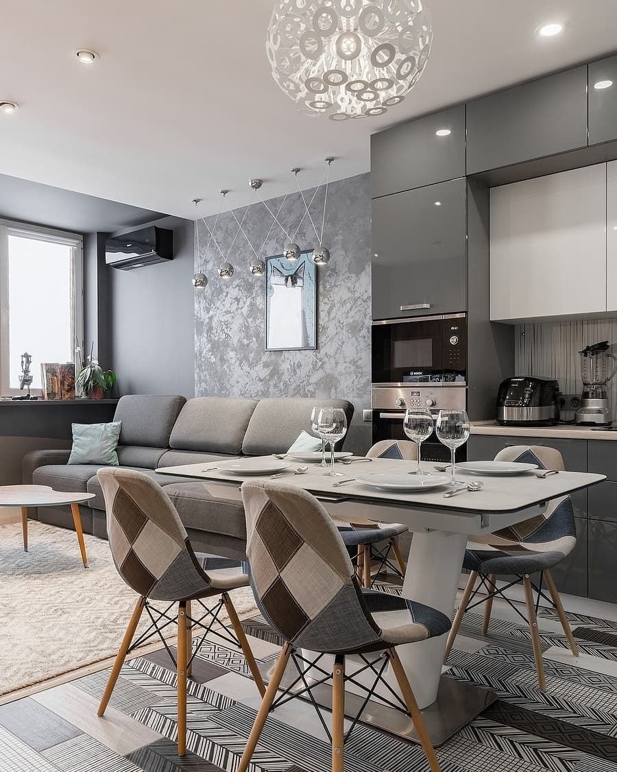 Уютная современная гостиная