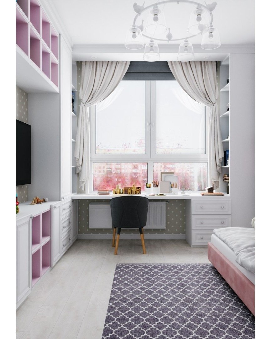 Шторы до подоконника в комнату подростка