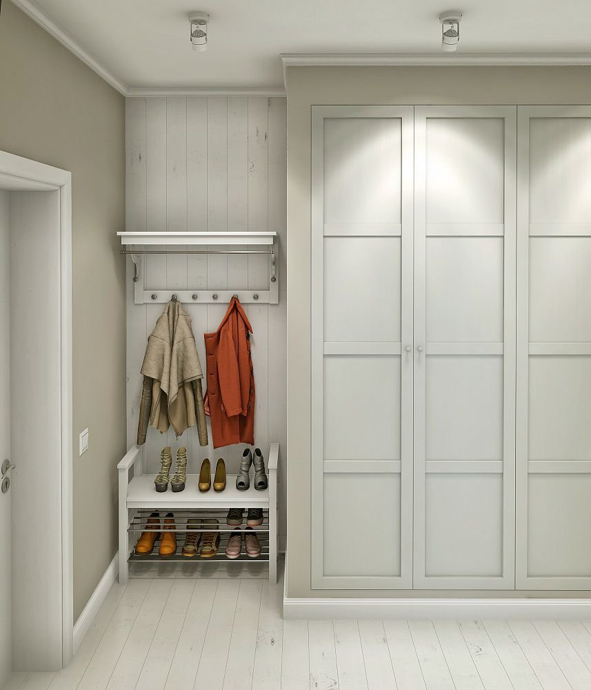 Шкафы в современном стиле с распашными дверями