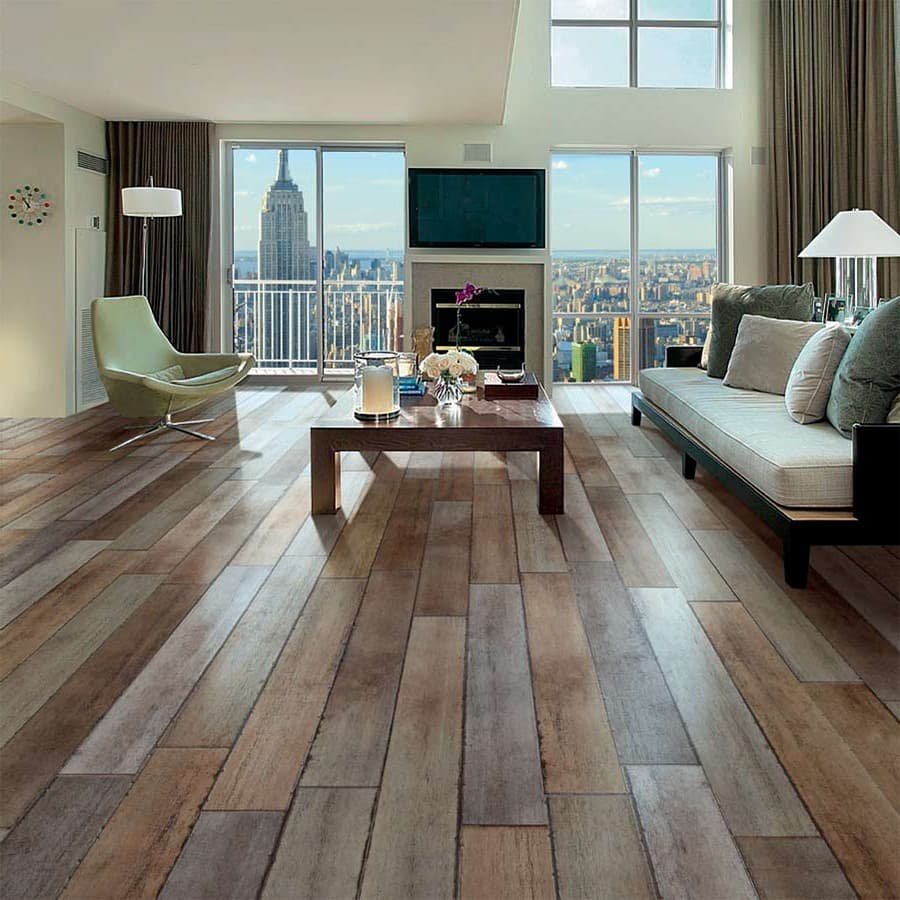 Паркет в интерьере гостиной