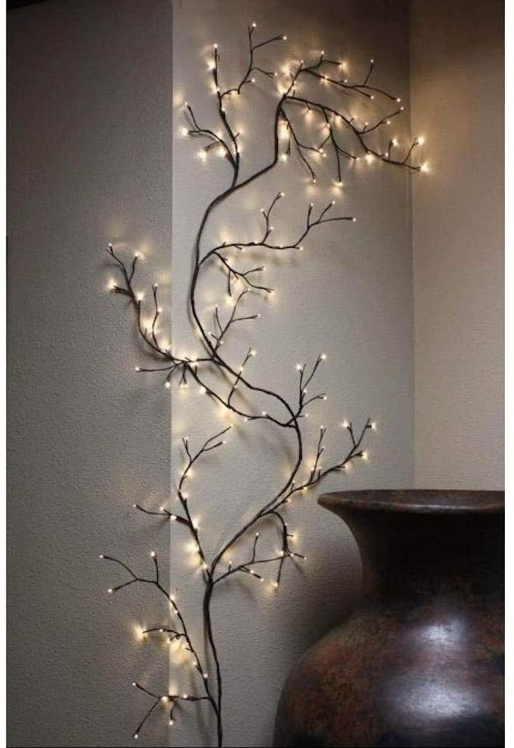 Декорация на стену с подсветкой