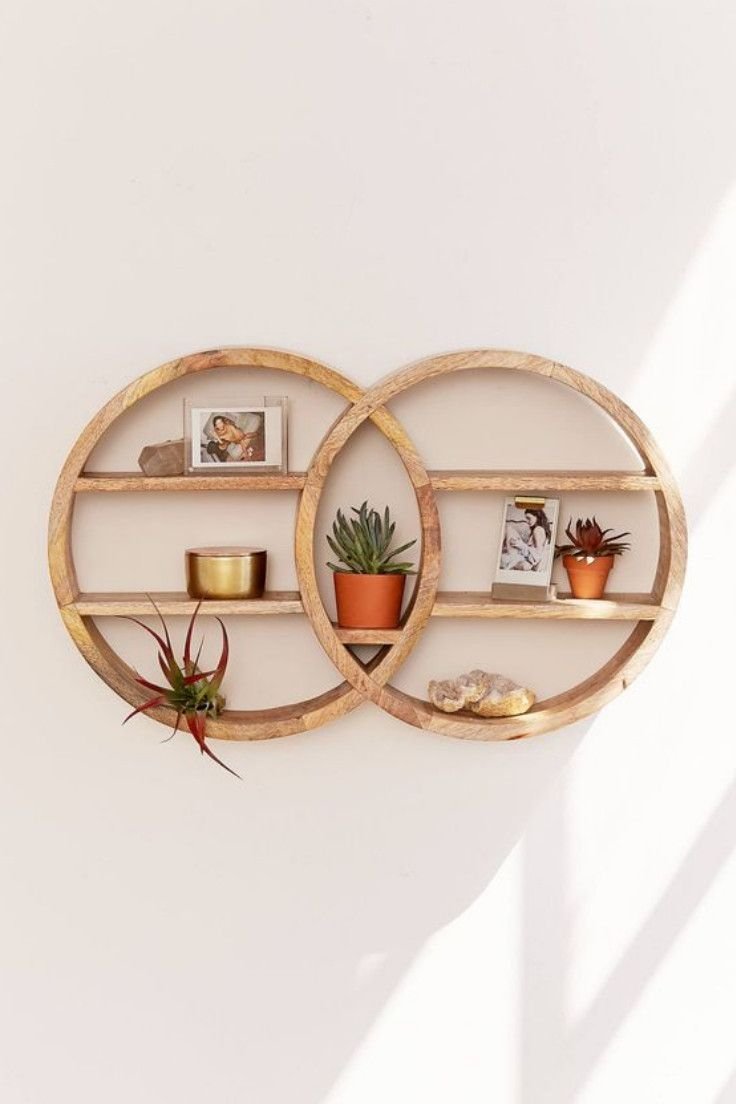 Полки круглые настенные