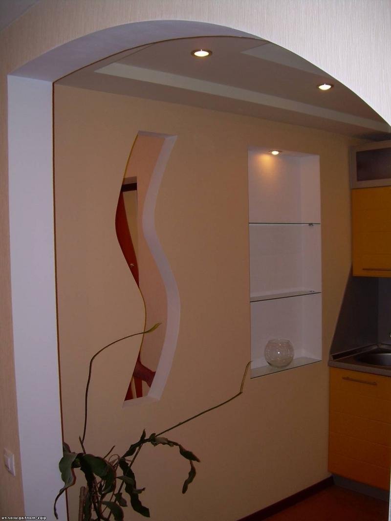 Арка Модерн из гипсокартона