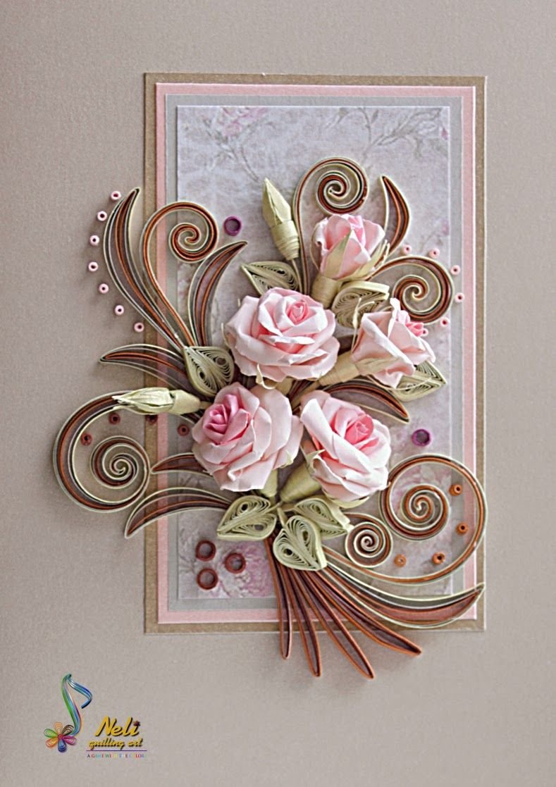 Объемное панно с цветами
