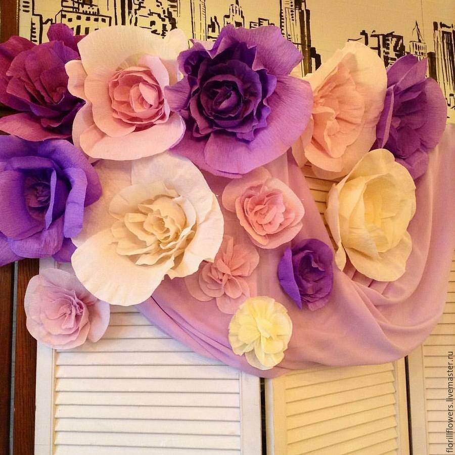 Цветы бумажные