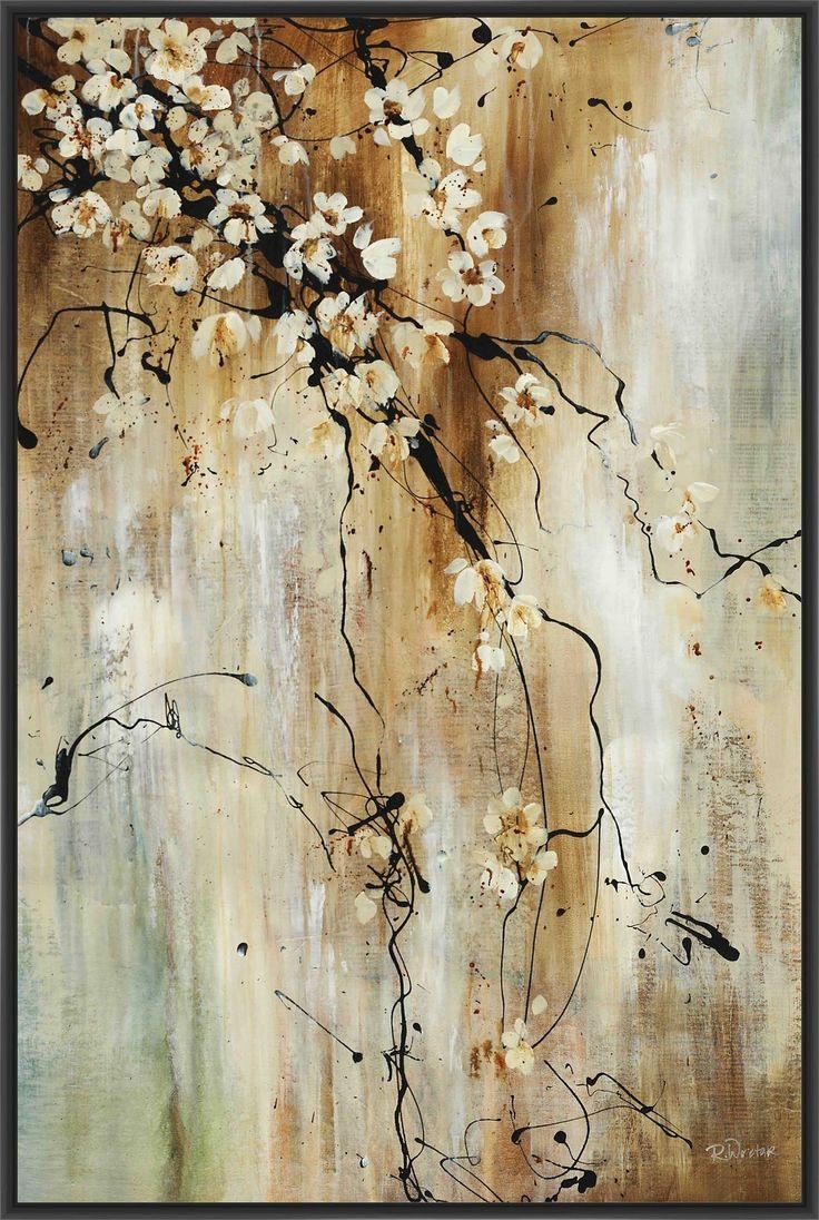 Картина в коричневых тонах