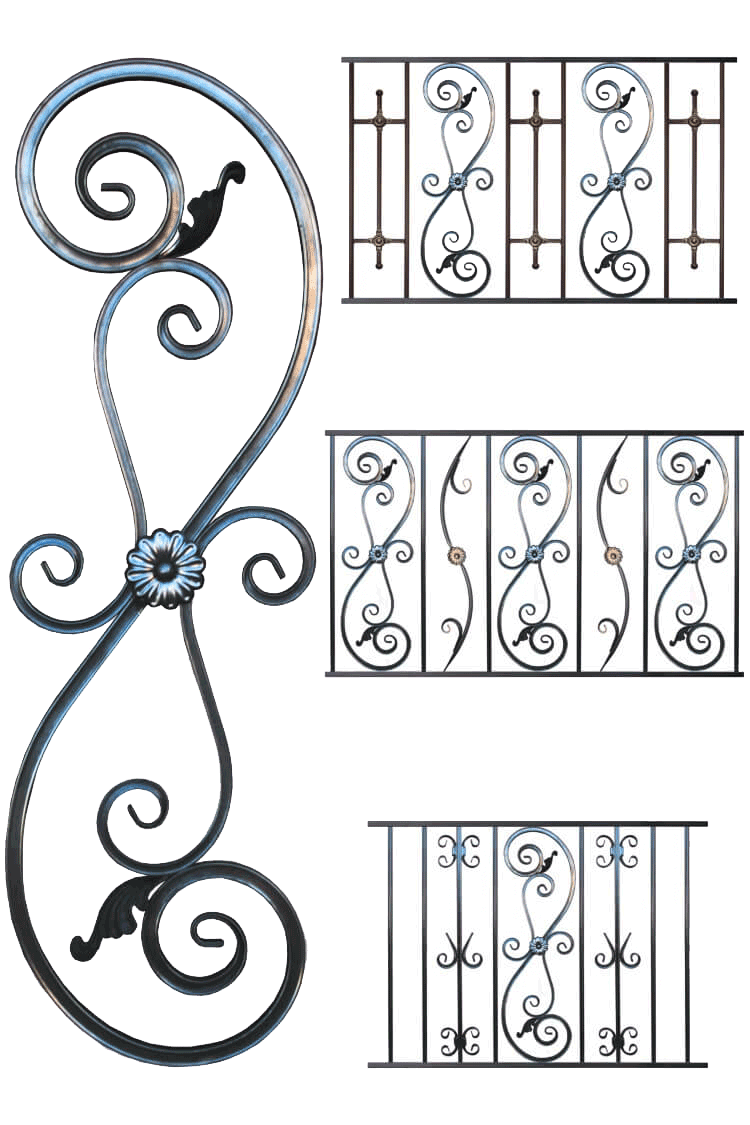Трафарет для ковки ворот