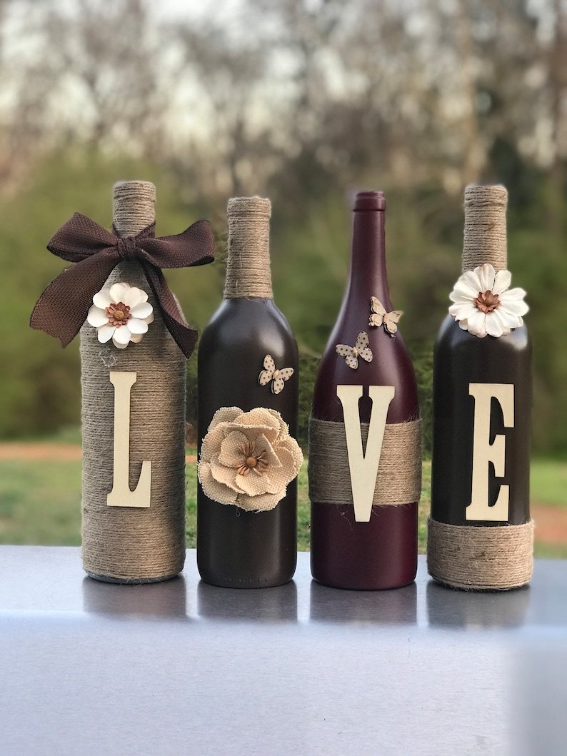 Декор бутылок