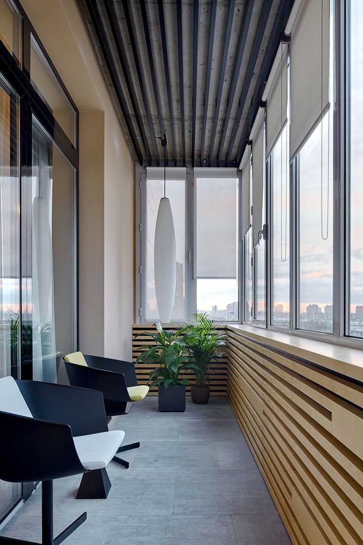 Лоджия в современном стиле