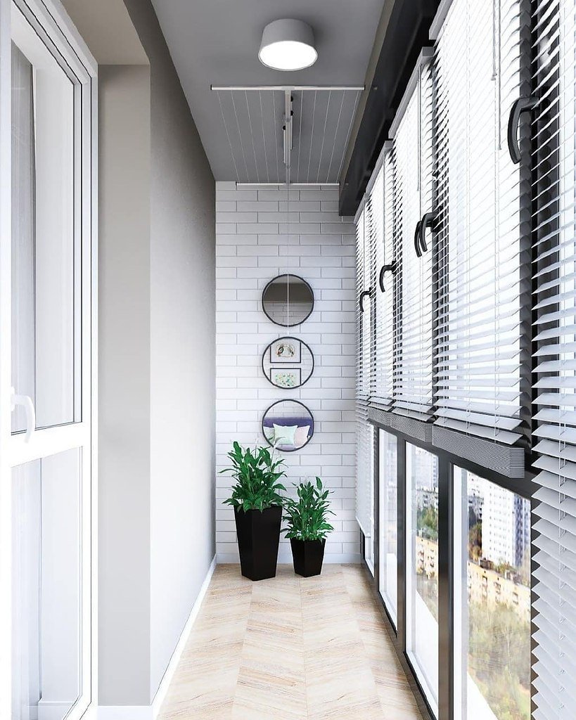 Отделка балкона с панорамным остеклением