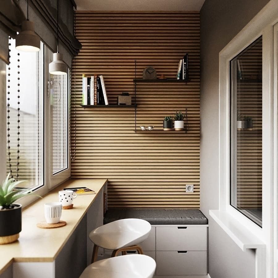 Интерьер лоджии