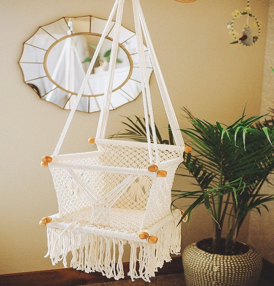 Макраме бохо качели