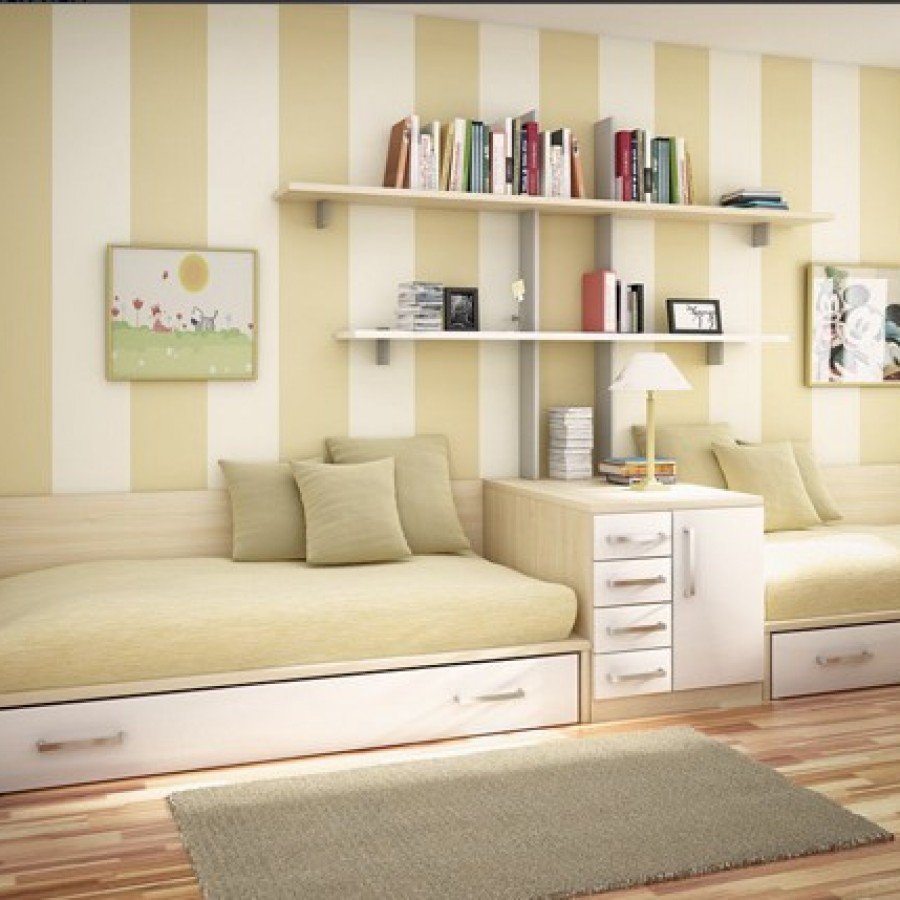 Расстановка мебели в маленькой детской