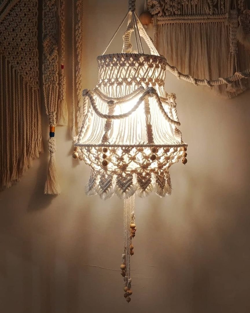 Люстра бохо