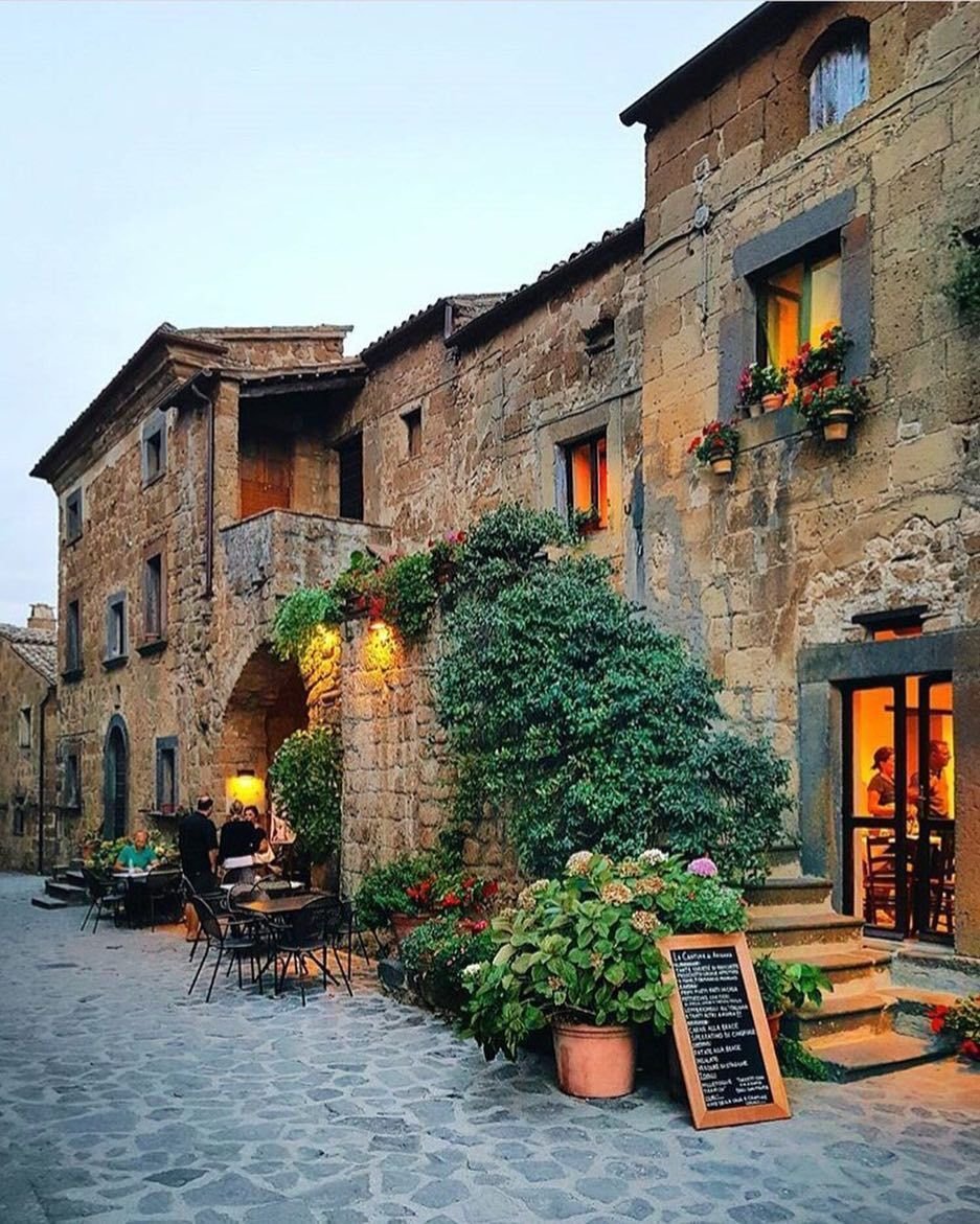 Италия улочки Тоскана