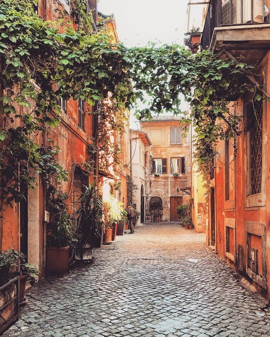 Италия Рим улочки Италии