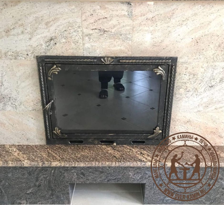 Потайные дверцы для камина