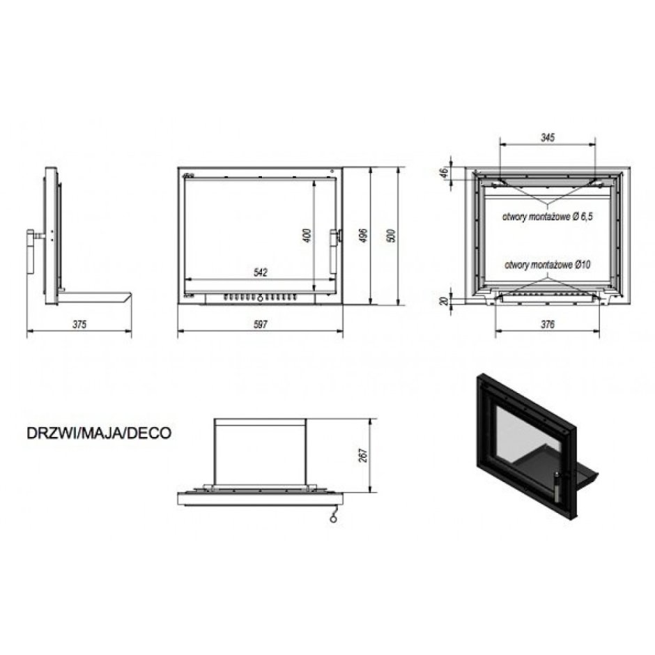 Камин Kratki Zuzia deco