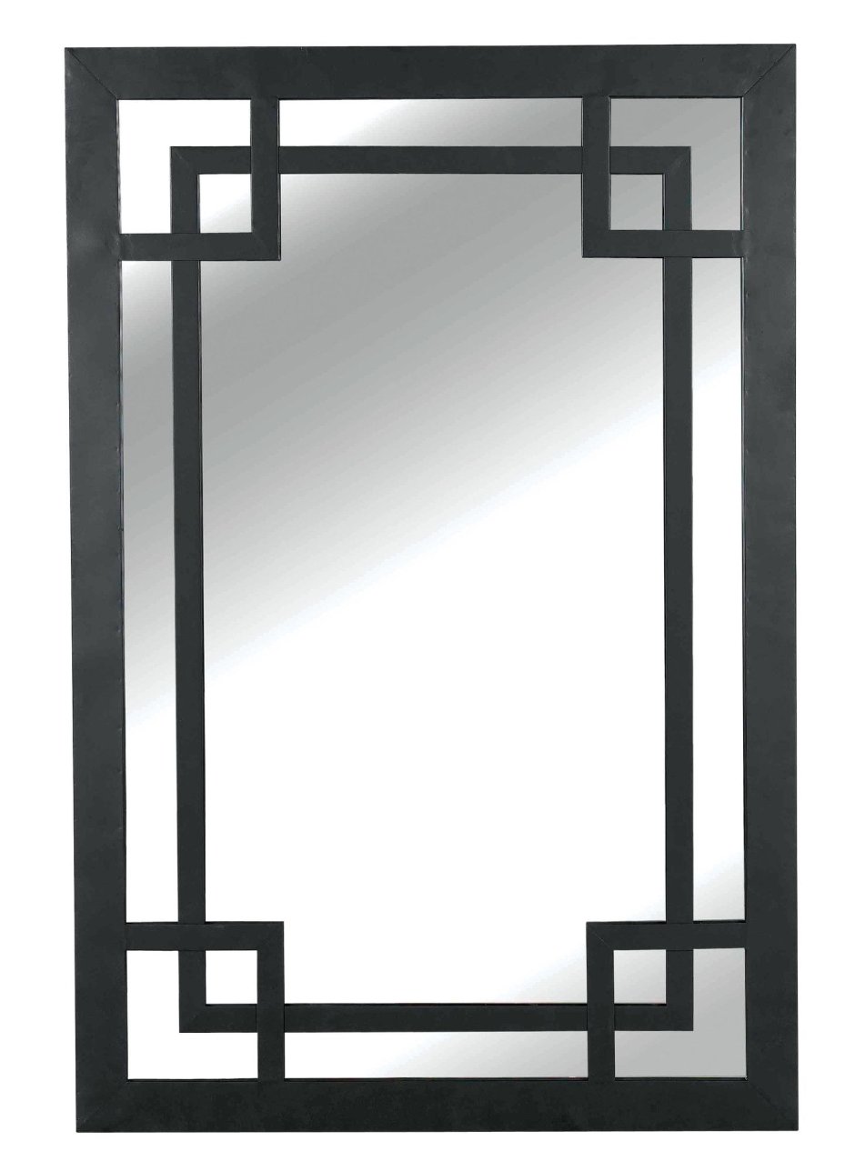 Зеркало в железной рамке