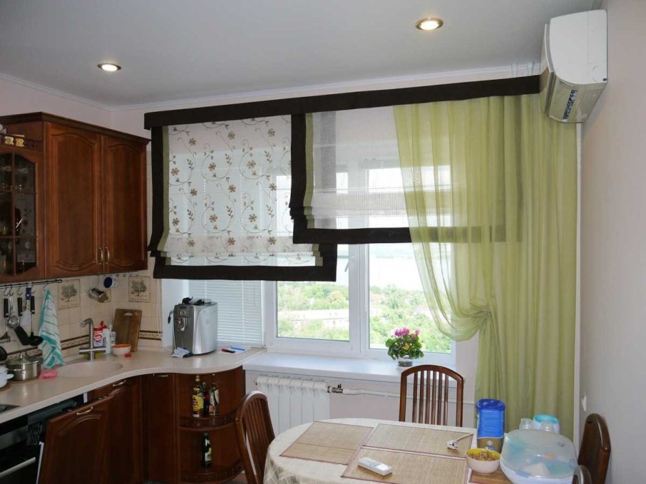 Тюль короткая в комнату