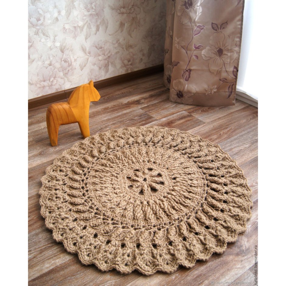 Вязаные коврики