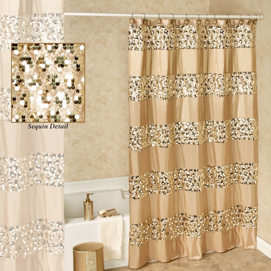 Шторка в ванную в классическом стиле